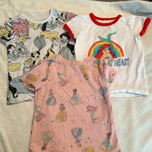 Disney Princess t-shirt bundle